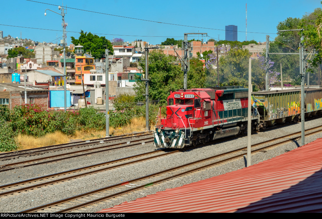 FXE SD40-2 leading a train